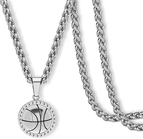 Miniatura 16 de Collar con colgante deportivo para hombres, mujeres, adolescentes, fútbol, baloncesto, béisbol, fútbol, deportes, regalos para fanáticos del