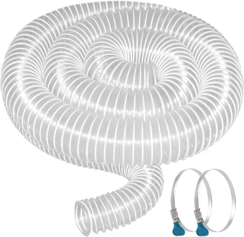 Miniatura 11 de PVC Dust Collection Hose 2.5" x 10',Black