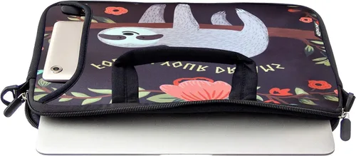 Miniatura 4 de RICHEN - Bolso cruzado con asa para laptops, iPads, libros electrónicos y tabletas infantiles, con bolsillo Disco