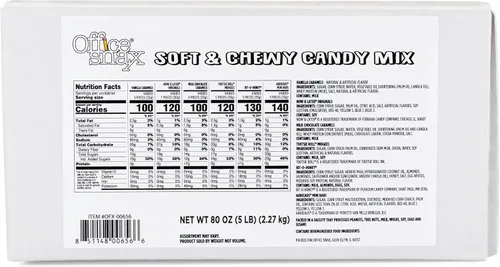 Miniatura 2 de Office Snax Surtidos de dulces, mezcla de dulces suaves y masticables, caja de 5 libras
