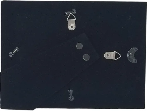 Miniatura 2 de Marco gris de aluminio anodizado para colgar o colocar sobre mesa personalizado para añadir texto personalizado para añadir tu texto personalizado