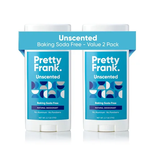 Miniatura 10 de Pretty Frank Desodorante natural sin aluminio con carbón, sin bicarbonato de sodio, carbón marino (paquete de 1) Respetuoso con la piel sensible
