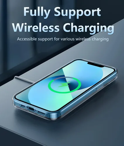 Miniatura 1517 de FNTCASE Funda para iPhone 13 Pro-Max: Fundas magnéticas transparentes compatibles con Magsafe Slim anti amarillamiento protección contra caídas