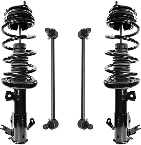 Miniatura 83 de Detroit Axle - 4 barras estabilizadoras de puntales delanteros para Kia Forte Koup 10-13 12-13 Forte5, puntales y barras estabilizadoras de resorte