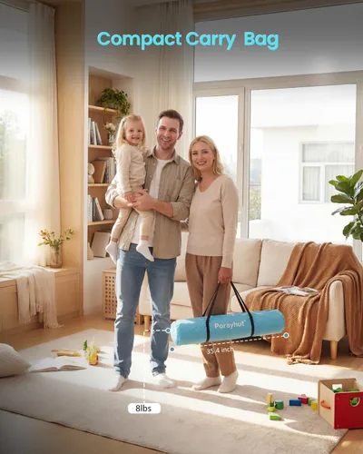 Miniatura 9 de Casa de juegos para niños fácil de instalar con bonita tira de luces LED y 3 aberturas grandes, carpa de juego portátil para niños y habitación