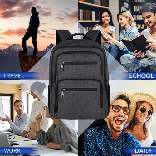 Miniatura 5 de Skaypibs Mochilas escolares para mujeres, mochilas escolares para niñas, niños y adolescentes, mochilas para laptop de 15.6 pulgadas con puerto