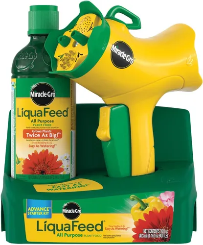 Miniatura 11 de Miracle-Gro 1016111 LiquaFeed Advance Kit de inicio con alimentador de jardín (paquete de 6), 16 onzas