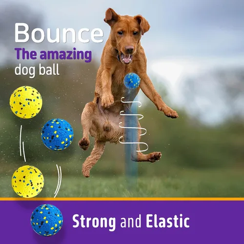 Miniatura 4 de Kimee Pelotas de tenis para perros, juguetes para masticadores agresivos, juguete de agua flotante, juguete de dentición y búsqueda para perros