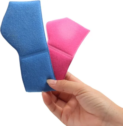 Miniatura 5 de Kit de almohadillas de espuma de acolchado interior para casco azul-rosa, esponja sellada, forro protector, acolchado de protección, tapete