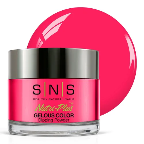 Miniatura 29 de SNS - Polvo de inmersión de uñas, polvo de inmersión de color, caramelo Hard Rock (naranja), CS051, color de uñas de larga duración dura 14 días