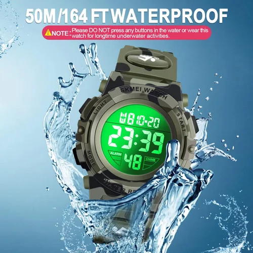Miniatura 4 de Reloj impermeable multifuncional LED para niños - Regalos para niños