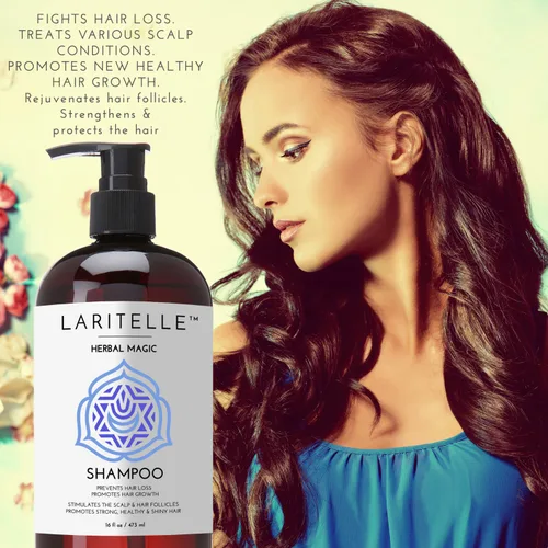 Miniatura 9 de Laritelle Cuidado orgánico del cabello, Champú Champú 17.5 onzas