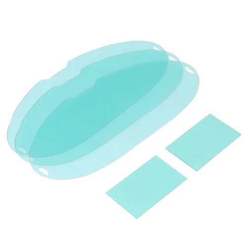 Miniatura 6 de Lente de soldadura de repuesto para lente de visualización grande, 5 unidades, material sólido de policarbonato exterior, filtro de lente protector