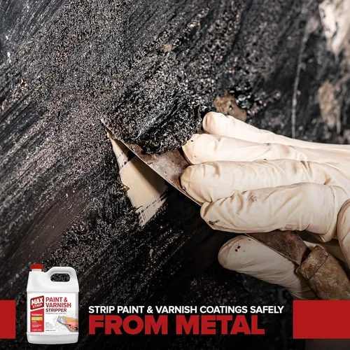 Miniatura 7 de Max Strip Decapante de Pintura y Barniz 32oz - Decapante de Pintura para Múltiples Capas de Pintura Acrílica, Látex, Óleo y a Base de Agua