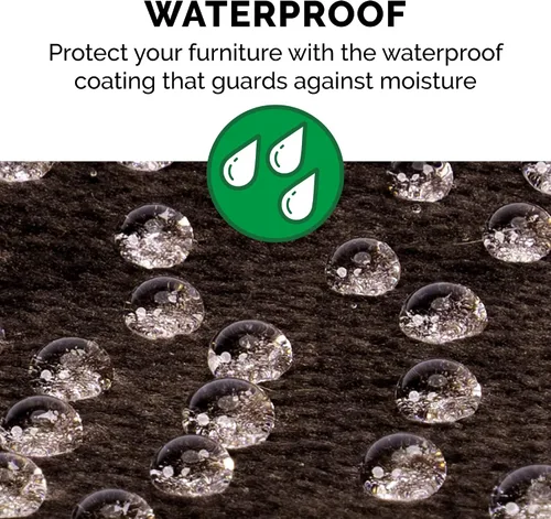 Miniatura 6 de Furhaven Manta impermeable y autocalentable para perros y gatos de interior, lavable y refleja el calor corporal, manta de rizo y sherpa con bordes