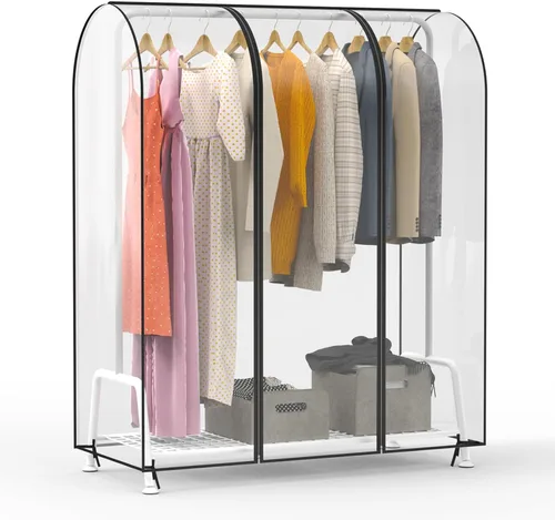 Miniatura 14 de Zilink Funda para Perchero de Ropa de 43 Pulgadas a Prueba de Polvo Transpirable Funda para Perchero de Ropa Bolsas para Ropa Grandes Protector