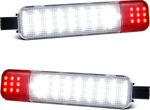 NDRUSH - Luz interior LED para puerta, luz de cortesía de panel de puerta, luz de advertencia para Silverado/Sierra 1500 1999-2006, 3500/2500 HD