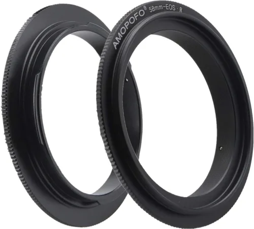 Miniatura 19 de Anillo adaptador de montaje inverso macro rosca de filtro de 1.929 in, y para cámaras DSLR Nikon D7500 D7100 D7000 D5600 D5200, D5500, D750, D810