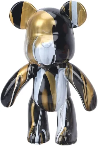 Miniatura 15 de HANDA - Juego de pintura de oso de peluche fluido para bricolaje, decoración creativa para el hogar, figura de muñeca hecha a mano, juguetes