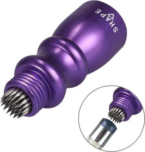 Miniatura 6 de AMTOVL 3 en 1 Billar Cue Tip Herramienta Billar Taco Accesorios Shaper/Scuffer/Aireador Púrpura
