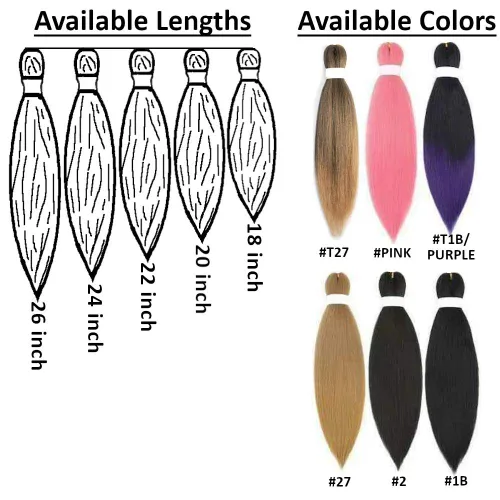 Miniatura 6 de Cabello trenzado preestirado de 14 pulgadas, 8 paquetes de cabello trenzado preestirado, trenzas de ganchillo, extensiones de cabello trenzado Yaki