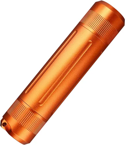Estuche de accesorios EDC hermético de aluminio Naranja