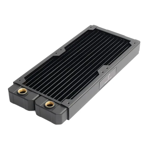 Miniatura 16 de greenDracaena.io 120mm - 28mm/1.1 pulg. de espesor Radiador de computadora, Enfriador de agua de cobre de 14 tubos para disipador de calor de CPU