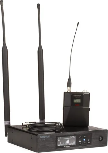 Miniatura 10 de Shure Sistema de micrófono inalámbrico QLXD14/83 con Bodypack y micrófono Lavalier omnidireccional WL183