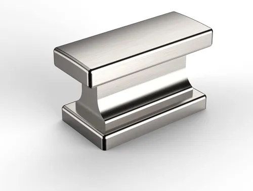Miniatura 39 de Amerdeco - Paquete de 6 perillas en negro mate para gabinete, un solo orificio de 1.46 pulgadas, manijas para armarios, tiradores rectangulares