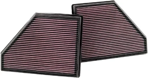 K&N Filtro de aire del motor: Aumenta la potencia y la aceleración, lavable, Premium, Filtro de aire de repuesto para automóvil: compatible con BMW