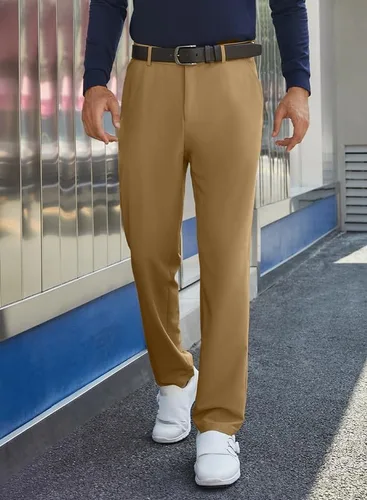 Miniatura 7 de JMIERR Pantalones de golf para hombre, elásticos, ajustados, para correr, viajes, trabajo, pantalones de vestir chinos para hombre