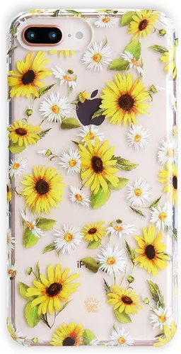 Miniatura 18 de VELVET CAVIAR Compatible con iPhone 7 Plus y iPhone 8 Plus, piña para mujeres y niñas, bonitas fundas protectoras transparentes (piñas holográficas)