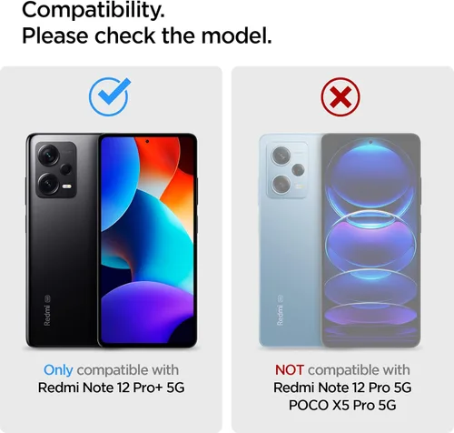 Miniatura 2 de Spigen Rugged Armor - Funda diseñada para Redmi Note 12 Pro Plus (2023), color negro mate
