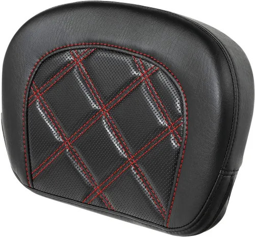 Miniatura 11 de C.C. RIDER Rubicon - Almohadilla desmontable para respaldo de barra de pasajero para Harley Touring Road King Street Glide Electra Glide 1994-2021