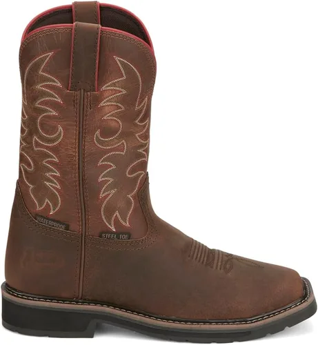 Miniatura 11 de Justin Original Work Boots Driller - Botas de trabajo con punta cuadrada para hombre
