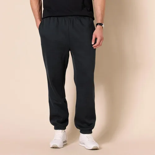 Miniatura 6 de Tienda Essentials Pantalones deportivos para hombre, forro polar, parte inferior cerrada (disponible en tallas grandes y altas)