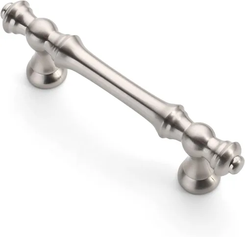 Miniatura 15 de Asidrama 1 paquete de 3 pulgadas (2.992 in) de latón cepillado, tiradores dorados para gabinete de cocina, accesorios para gabinetes de cocina