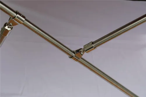 Miniatura 5 de Parte superior Bimini de acero inoxidable de 3 arcos compatible con Monterey 248 LS MONTURA CUDDY para modelos 2002-2006