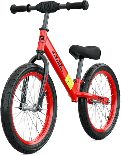 Bicicleta de equilibrio de 16 pulgadas para niños de 4, 5, 6, 7, 8 años, bicicletas sin pedales, bicicleta de entrenamiento con asiento ajustable,