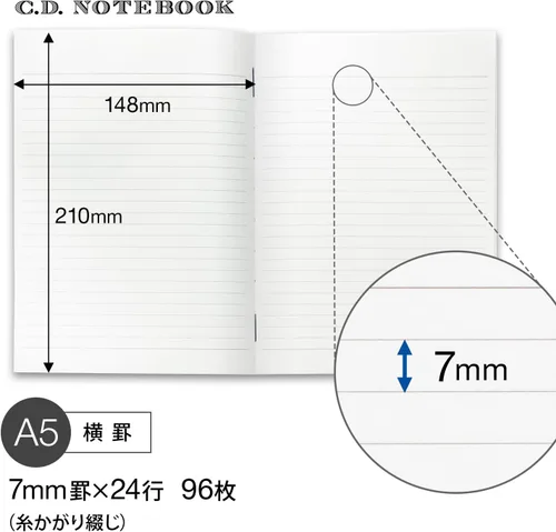 Miniatura 3 de Apica Premium CD Notebook - A5-0.276 in, 96 hojas