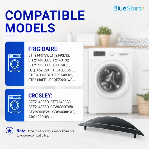 Miniatura 4 de BlueStars Reemplazo de manija de puerta de lavadora ultra duradera 134412860 para lavadoras Frigidaire y Kenmore – Reemplaza 134412800 AP4315875