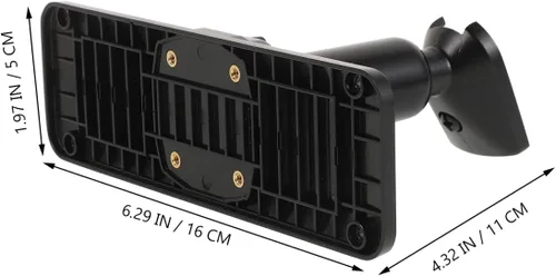 Miniatura 2 de ULTECHNOVO Kit universal de montaje en espejo retrovisor para cámara de salpicadero, panel de placa trasera de DVR para automóvil con soporte