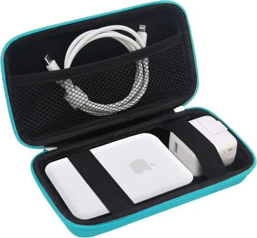 Miniatura 10 de Elonbo Estuche de transporte para Apple MagSafe Charger Battery Pack, bolsa organizadora de viaje dura para cargador magnético seguro para iPhone