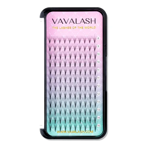 Extensiones de Pestañas Postizas 3D 4D 5D 6D 8D 9D 10D, Grosor 0.07/0.1 C/D, Rizadas, Pestañas de Tallo Medio, Ventiladores Prefabricados, Volumen