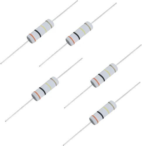 Miniatura 11 de Resistencia de película de óxido metálico de 1K Ohm, ± 5% de tolerancia de alta precisión de 5 vatios para circuito electrónico, resistencia