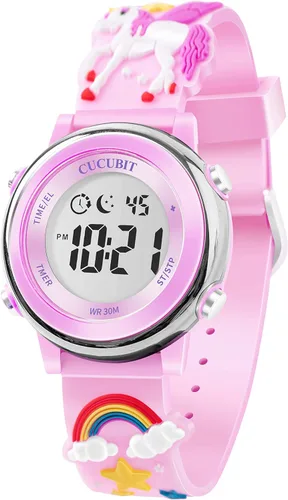 Miniatura 8 de Recordatorio diario de reloj de entrenamiento para ir al baño, resistente al agua, larga duración de la batería, temporizador de entrenamiento