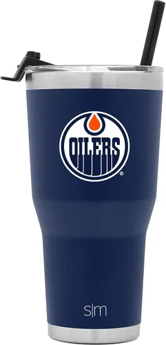 Miniatura 11 de Simple Modern Vaso Cruiser Cruiser con licencia oficial de la NHL Arizona Coyote de 30 onzas, taza de viaje aislada con tapa abatible y popote