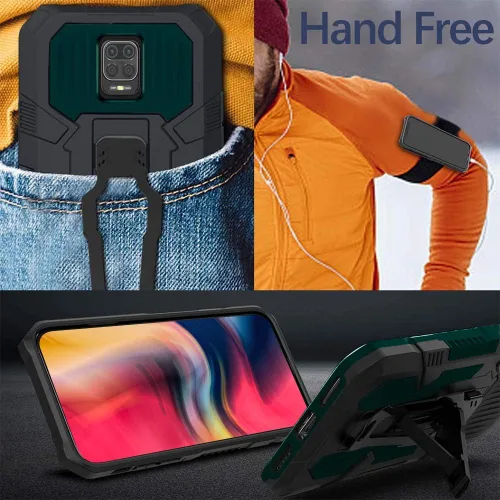 Miniatura 3 de Funda para Xiaomi Redmi Note 9s/9 Pro, con [2 unidades] Protector de pantalla de vidrio templado de grado militar híbrido de alta resistencia