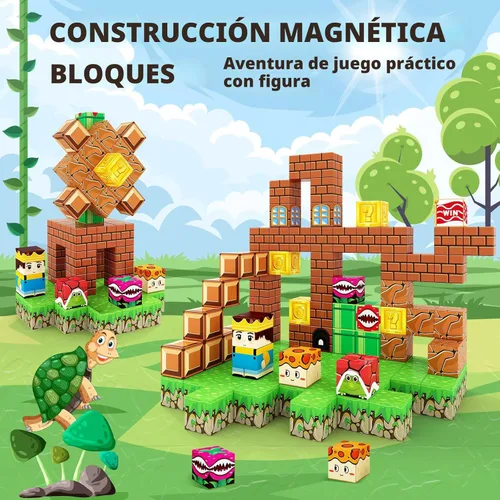 Miniatura 7 de Soyee Bloques Magnéticos - Juego de Construcción de Mundo Magnético de Mina para Niños Pequeñas Juguetes Sensoriales para Niños y Niñas Edades 3-5