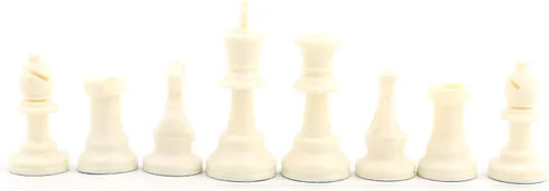 Miniatura 8 de Zer one Juego de ajedrez piezas de ajedrez de plástico juego internacional de ajedrez blanco y negro